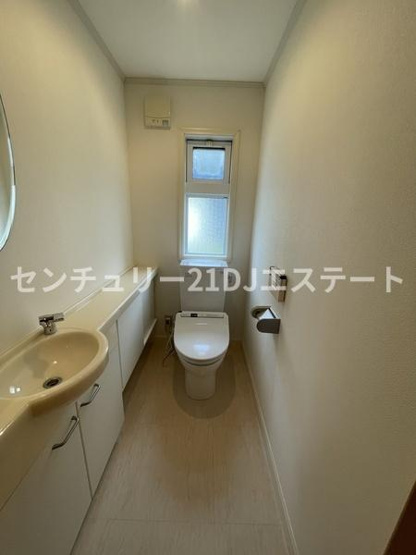 【トイレ】 | 三井ホーム施工・二世帯住宅 | １階トイレ