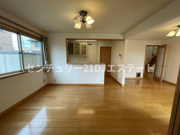 【居間・リビング】 | 三井ホーム施工・二世帯住宅 | １階リビング