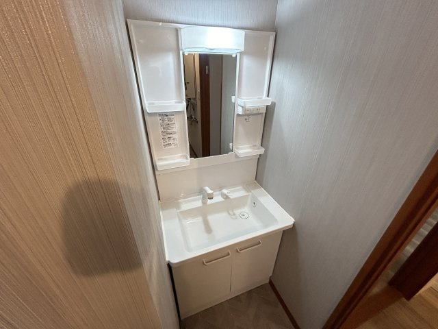 一明マンションの洗面所