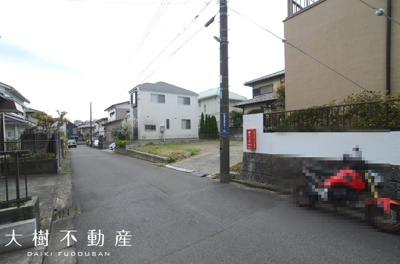 【前面道路含む現地写真】 | 海老名市国分寺台４丁目　売地　全１区画【仲介手数料無料】