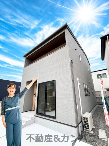 石風呂町の新築のおうち2号棟　松山市石風呂町新築戸建の外観|外観です