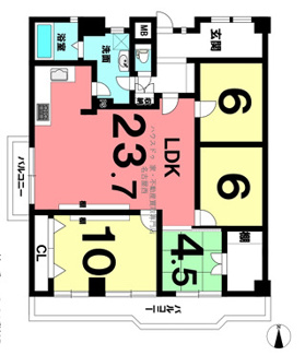 【間取り】 | 【浄心ステーションビル北館】✨️仲介手数料無料✨️上名古屋小学校・浄心中学校