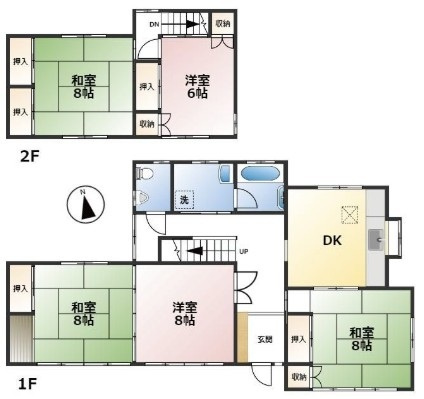 【間取り】 | 久留米市山本町豊田戸建