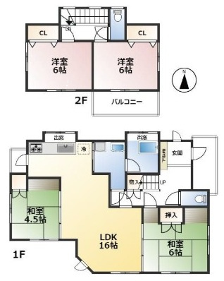 【間取り】 | 春日市弥生4丁目戸建