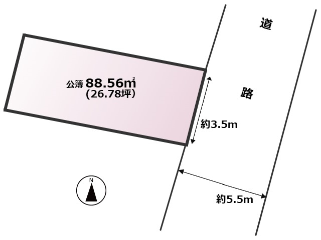 【土地図】 | 八幡東区槻田2丁目土地