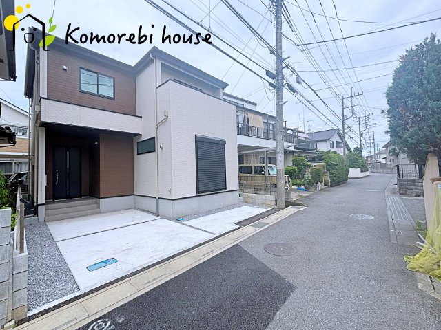 さいたま市見沼区蓮沼　8期　新築一戸建て　KIS　01の前面道路含む現地写真|26.6.22撮影済み