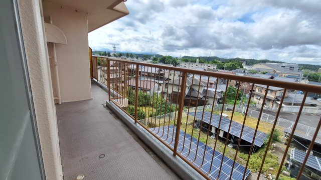 第二辻ハイツのバルコニー