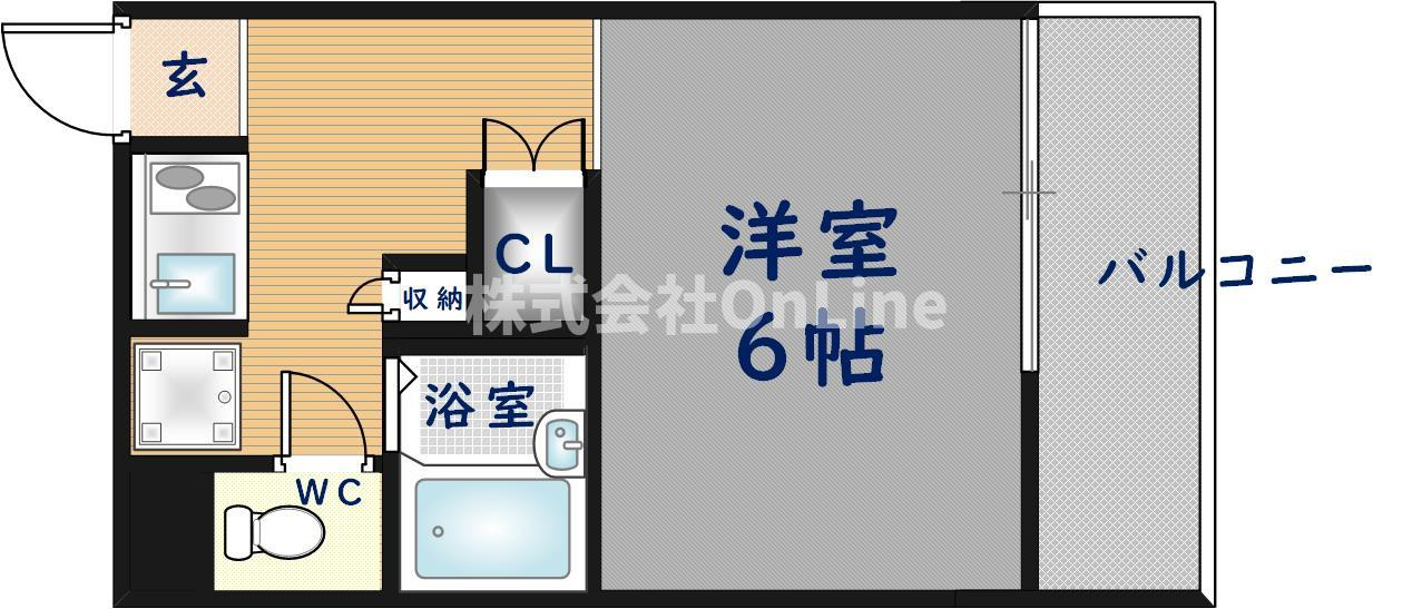 レオパレス山本の間取り