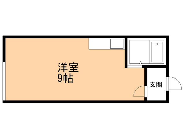 ハイツカレッヂＢの間取り