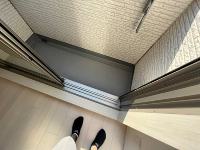 【バルコニー】 | ハーモニーテラス清水Ⅵ | 外からの目が気にならないバルコニーで洗濯物が干せます