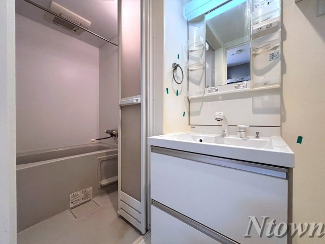 【洗面所】 | ハーモニーテラス長田町 | 使いやすい洗面所です
