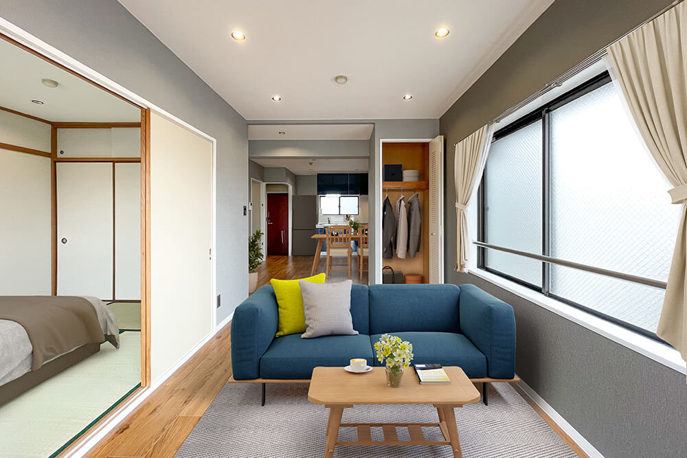 BRICKSの居間・リビング