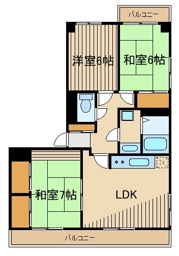 【間取り】 | 三高・カーサ・アルメディア