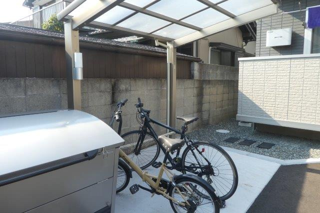 サンライズ安江のその他共用部分|自転車置き場