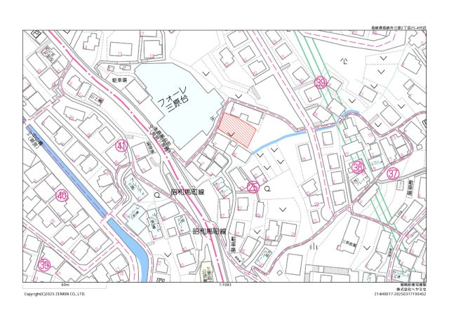 長崎市　三原２丁目　その他用地の地図