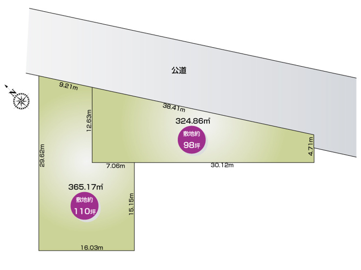 【区画図】杉戸町杉戸■ファイブイズホーム■(全2区画)