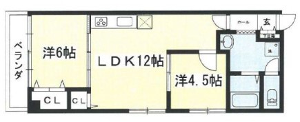 【間取り】 | K51284-ｼｬﾙﾏﾝ北山堀川ﾊｲﾂ