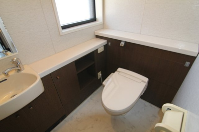 【トイレ】 | 南塚口町6丁目貸家　戸建て | 1Ｆ　ＷＣウオシュレット