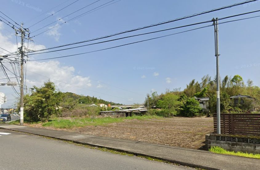 都城市高崎町縄瀬の売地の外観