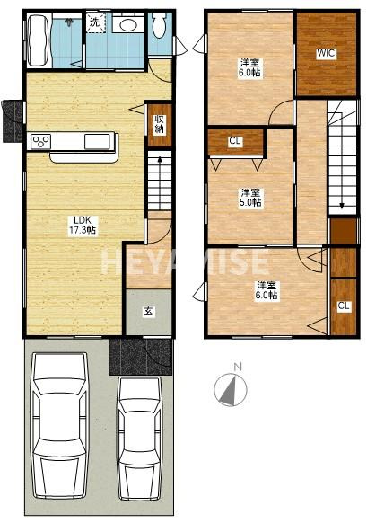 長崎市　鳴見町　住宅用地の参考プラン