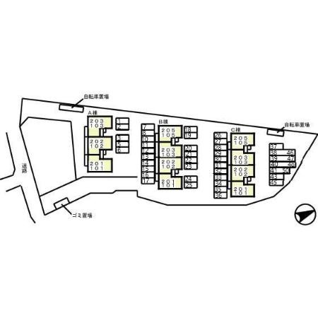 賀茂川ガーデンプレイス　Ｃの区画図