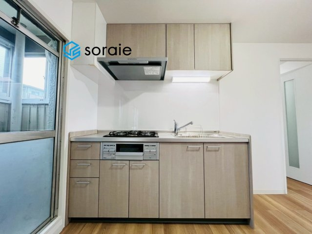 緑ハイツマンションのキッチン