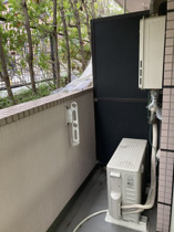 落ち着いた時間を過ごせるバルコニーです