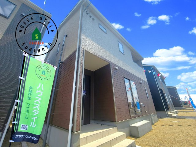 宇土市岩古曽町第2-7棟（4号棟）の外観|デザイン性のある外観です。