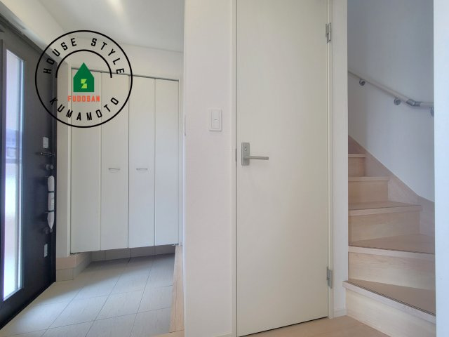 宇土市岩古曽町第2-7棟（4号棟）の防犯設備|二重ロックでしっかり防犯対策ができます。