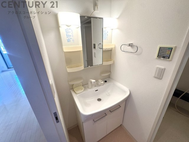 独立洗面台で使いやすい！