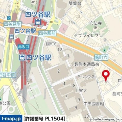 DUARES麹町onyxの地図|周辺地図