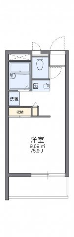神戸市兵庫区熊野町１丁目の賃貸マンションの間取り