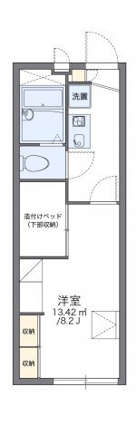 レオパレスシャロームの間取り