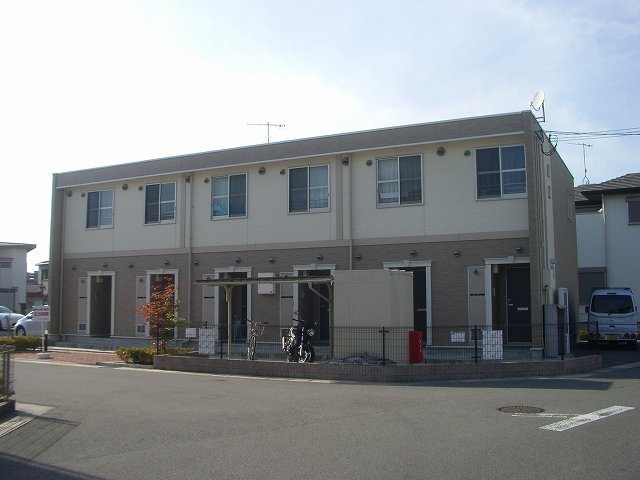 明石市大久保町大窪のアパートの玄関