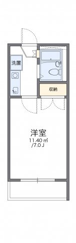 レオパレス松田の間取り
