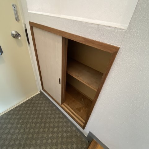 ハイツカレッヂの収納|専用の収納スペースです