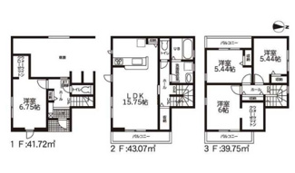 【間取り】 | 【名古屋市港区津金2丁目401−1新築戸建】✨️仲介手数料無料✨️中川小学校・港明中学校
