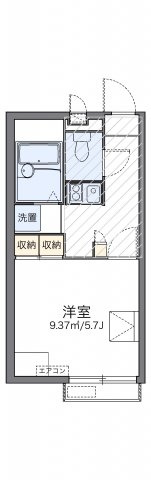 レオパレス八景の間取り