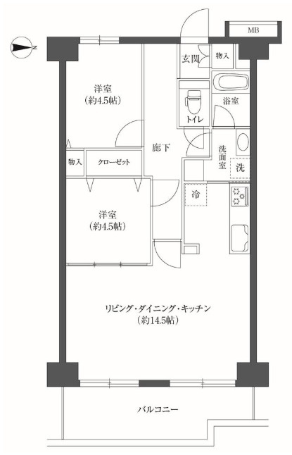 【間取り】の画像