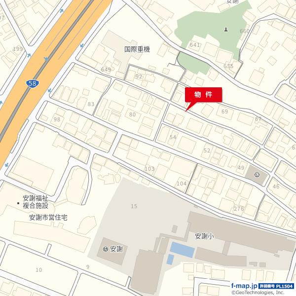 安謝ＴＰの地図