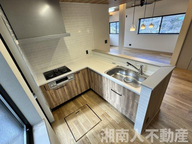 鎌倉市笛田６丁目１８－５戸建てのキッチン|キッチンでお料理をお楽しみください