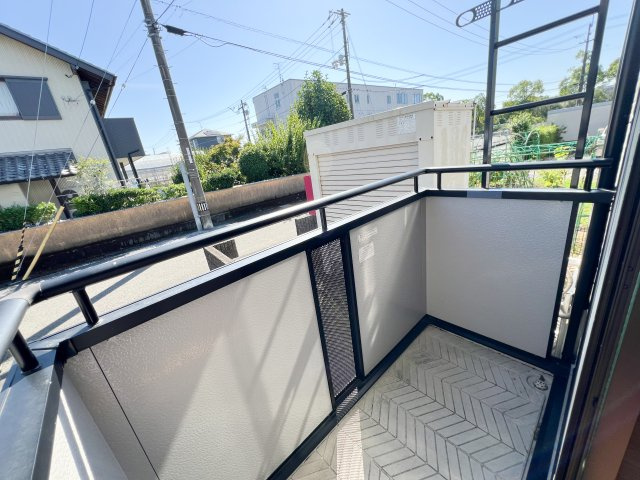 輝パレスのバルコニー