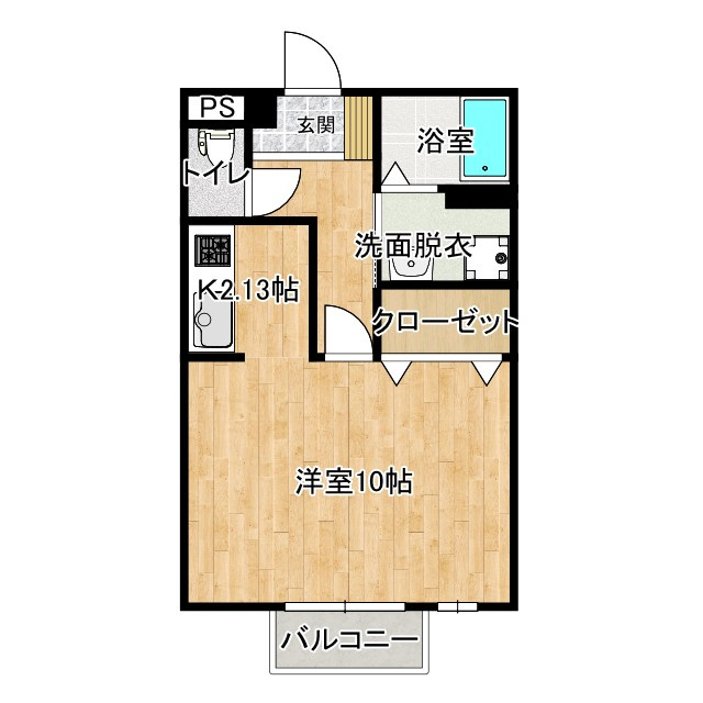 輝パレスの間取り