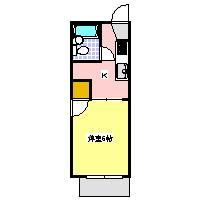 フォーブル千紗　Ｃの間取り