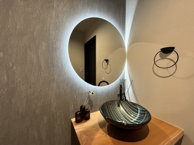 【独立洗面台】 | 草津市西矢倉２丁目　天然木フルリノベーション