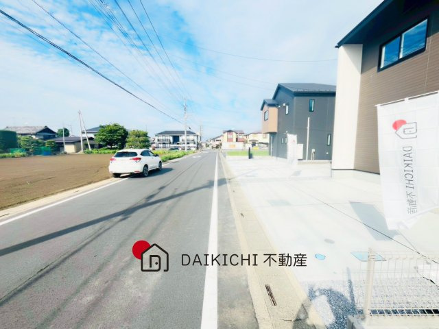【前面道路含む現地写真】 | 北本市西高尾23-1期　新築戸建　全4棟　9号棟