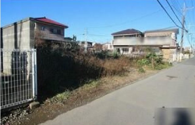 売地　栃木市薗部町の前面道路含む現地写真