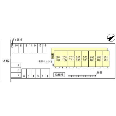 サンウッドDの区画図