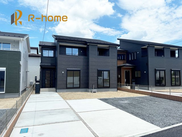 水戸市河和田3期　新築戸建て　2号棟の外観|ご予約を頂ければ、『平日』はもちろん『早朝』や『夜間』もご見学可能です♪お気軽にお申し付けください♪