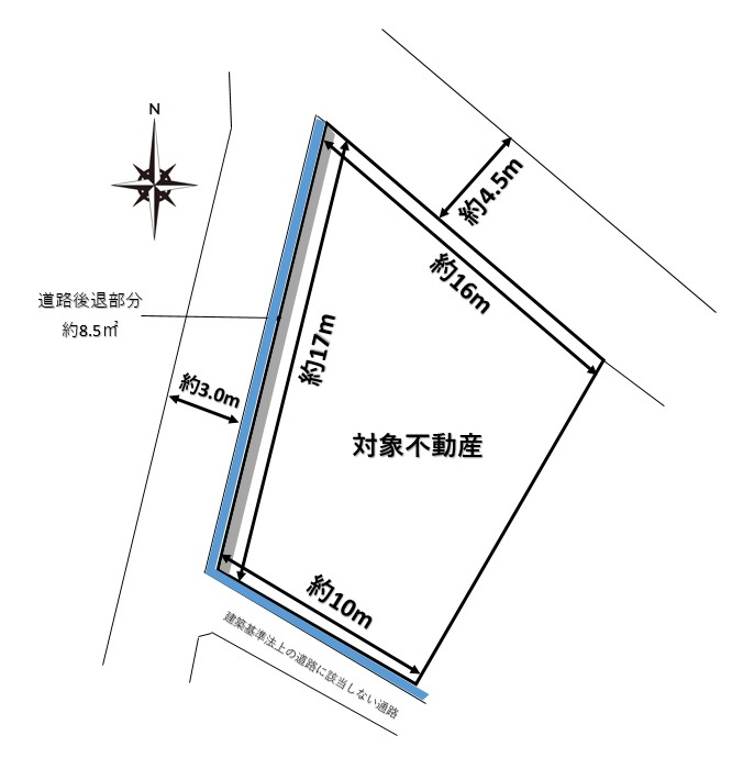 【建築条件なし　中区国富　土地】
